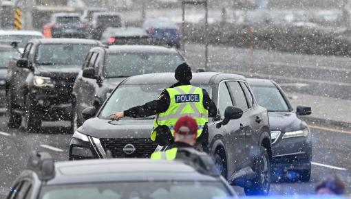 Importante opération de sécurité routière à Québec pour protéger les intervenants