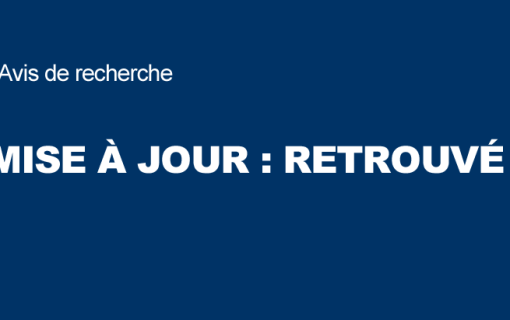 Disparition de Xavier Dombrowski-Dubé : (RETROUVÉ)