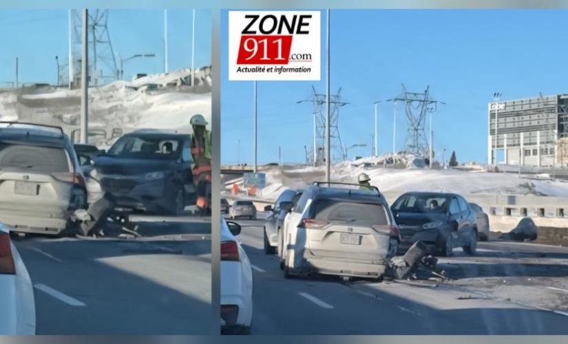 DERNIÈRE HEURE Accident tout juste à la fin du pont Pierre-Laporte 