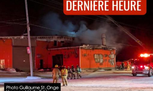 DERNIÈRE HEURE – Incendie dans une usine de Bonneville