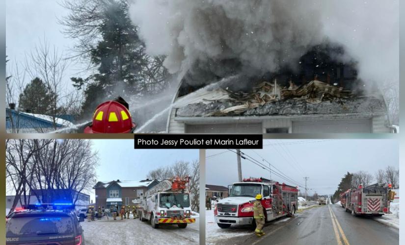 Trois incendies en Chaudière-Appalaches, à Frampton, St-Édouard de Lotbinière et St-Henri