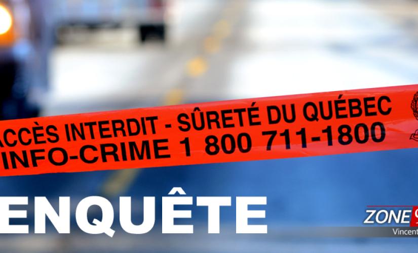 Une personne retrouvée sans vie sur le bord du chemin à Drummondville