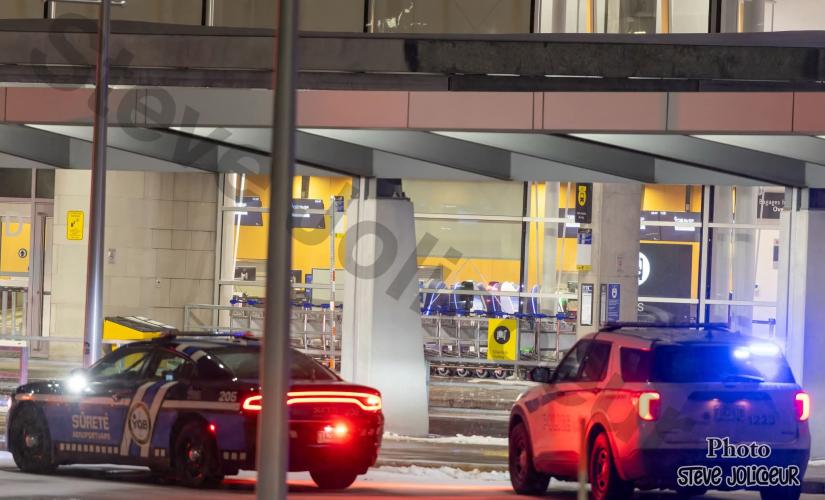 Intervention policière à l’aéroport de Québec TERMINÉE