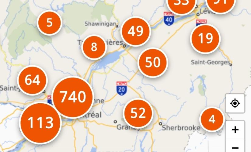 MÉTÉO - Plus de 275 000 abonnés privés de courant au Québec 