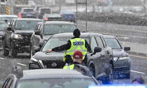 Importante opération de sécurité routière à Québec pour protéger les intervenants