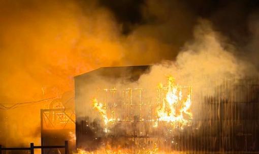 Région de Lotbinière : Deux bâtiments en feu à Notre-Dame-du-Sacré-Cœur-d’Issoudun