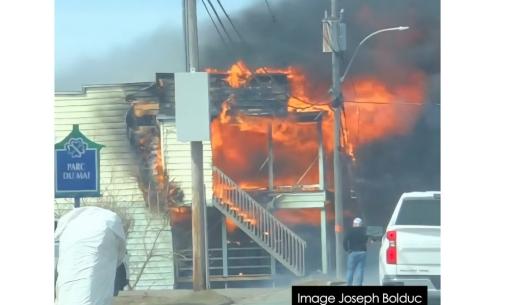 Incendie majeur à Sainte-Marie-de-Beauce : l’enquête transférée à la SQ