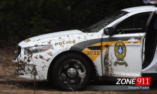 Deux policiers de la Sûreté du Québec blessés dans un accident à Saint-Hyacinthe