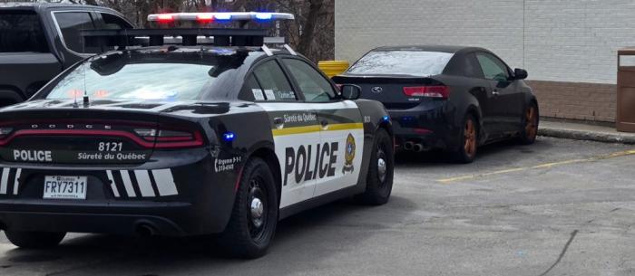 Intervention pour fuite policière sur l'autoroute Félix-Leclerc à Québec