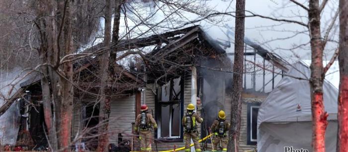 Incendie majeur à Beauport : une résidence détruite par les flammes
