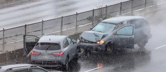Accident face à face sur l'autoroute Laurentienne à Québec