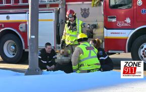 Accident avec blessé et délit de fuite à Beauport 