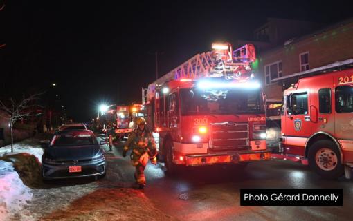 Deux incendies dans la dernière heure à Québec