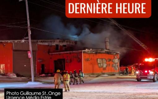DERNIÈRE HEURE – Incendie dans une usine de Bonneville