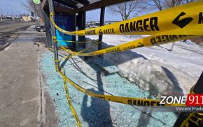 Plusieurs abribus détruit à Québec 