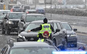 Importante opération de sécurité routière à Québec pour protéger les intervenants