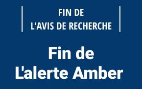 Fin de l'alerte Amber les enfants ont été retrouvés 