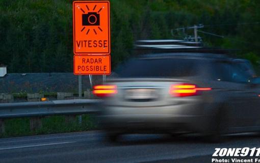 Des nouveaux Radars photo mobiles sur l’autoroute 20 à Notre-Dame-du-Bon-Conseil