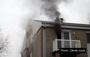 Incendie dans un immeuble à logements à Saint-Hyacinthe
