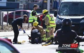 Accident un cycliste percuté de plein fouet sur le boulevard Louis-XIV 