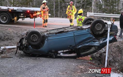 Accident - Spectaculaire capotage sur le boulevard Raymond 