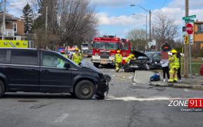 DERNIÈRE HEURE Grave accident sur le boulevard des Chutes à Beauport 