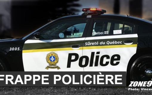 Voici le bilan de la frappe policière sur la Côte-Nord 