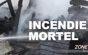 Incendie majeur et mortel à St-Colomban