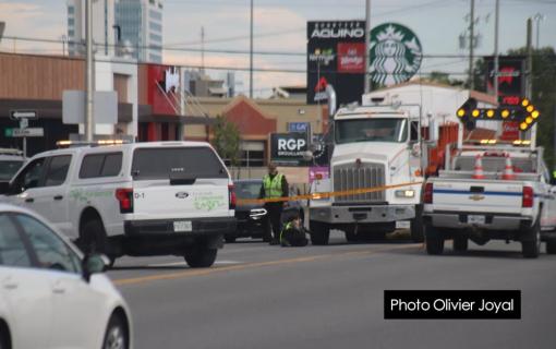 Une jeune cycliste happée mortellement par un camion à St-Hyacinthe