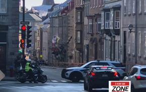 Un homme arrêté après une intervention policière de plusieurs heures dans le Vieux-Québec