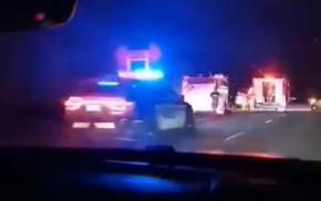 Un accident avec un orignal fait un mort et une blessée sur l'autoroute 40 en Mauricie