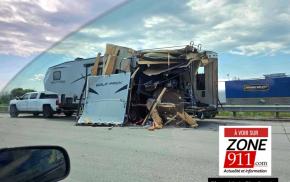 DERNIÈRE HEURE Accident sur Henri-IV une roulotte de camping éventrée