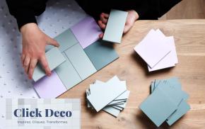 Nouveau chez Click Deco - carrelage murale cliquable et interchangeable - Rénovation de maison facile rapide personnalisé et durable