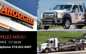 Service de dépannage - remorquage - transport - fourrière à Québec - Larouche Remorquage service rapide - 24/24 7/7