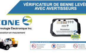 Bennesécur : Vérificateur de benne levée avec avertisseur par Zone Technologie