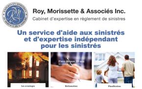 Roy Morissette & Associés: Un service d'aide et d'expertise indépendant pour les sinistrés