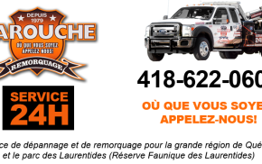Remorquage et dépannage de véhicules à Québec - Service 24h 7/7 - LAROUCHE REMORQUAGE