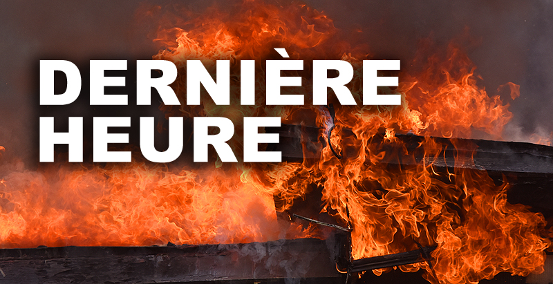 DERNIÈRE HEURE Incendie majeur à St-Bernard - Actualités - ZONE911