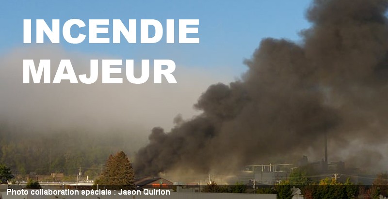8 blessés dans un incendie majeur dans une industrie de Beauceville