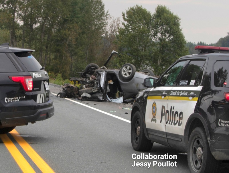 Deux accidents mortels ce matin en Chaudière-Appalaches ( St-Martin et Lac-Etchemin )