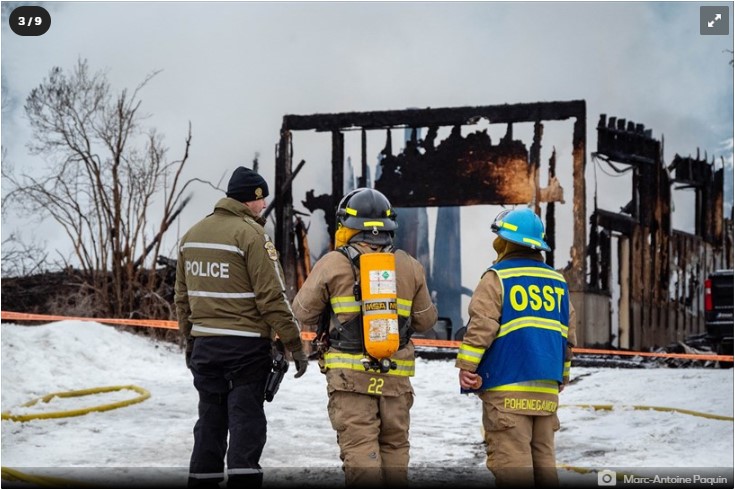 Un incendie majeur à Pohénégamook fait un décès