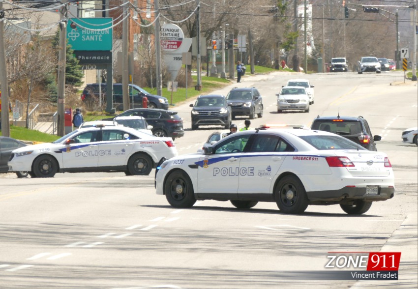 Accident - une piétonne percutée sur le boulevard Henri-Bourassa à Québec