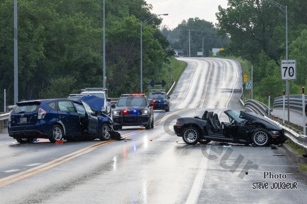 Grave accident à Donnacona : une personne dans un état critique