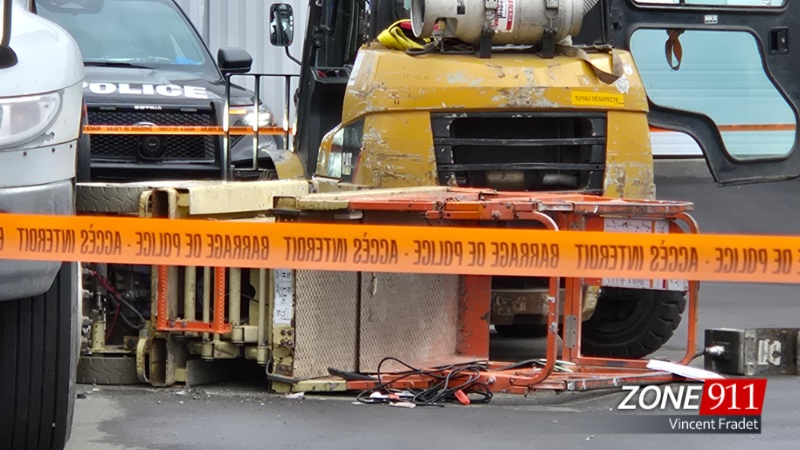 Grave accident de travail dans le parc industriel Duberger