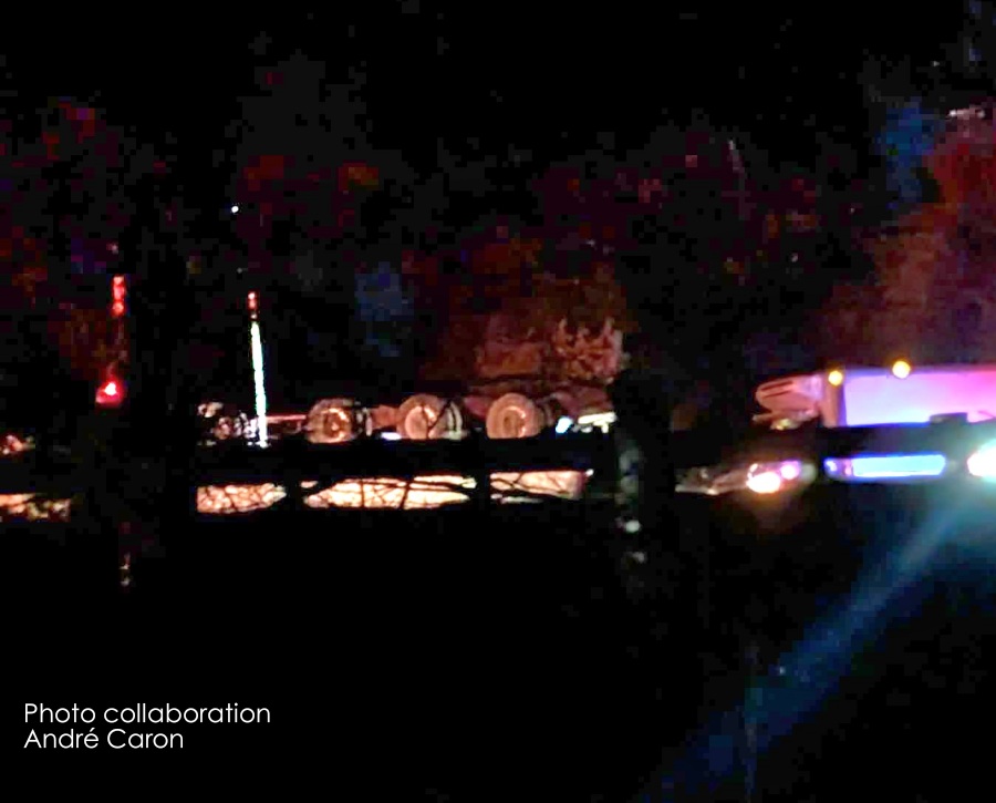 Montmagny - Accident autoroute 20 Ouest fermée 