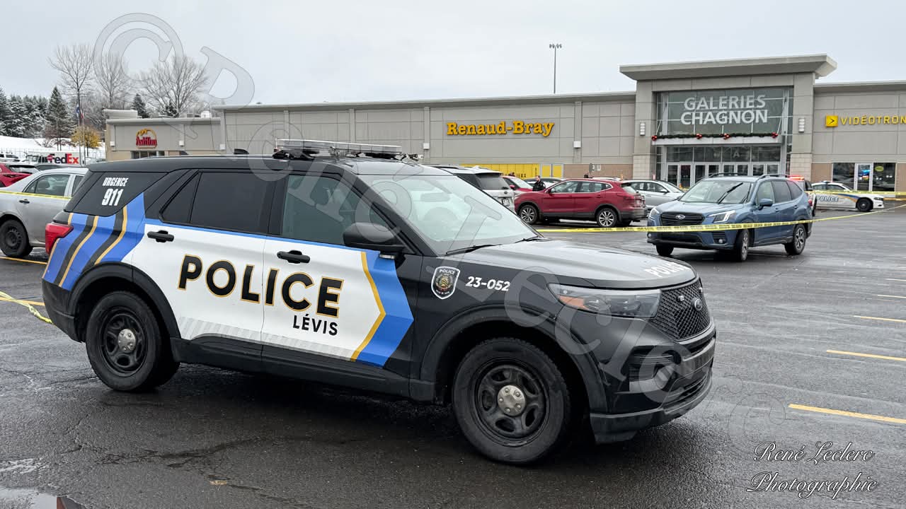 Grave accident impliquant une piétonne aux Galeries Chagnon