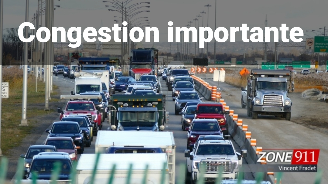 Travaux sur l'autoroute Félix Leclerc : une grosse congestion est à prévoir en fin de semaine
