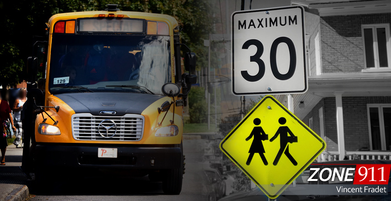 Pas croyable! Plus de 1450 contraventions en zone scolaire en une seule journée! 