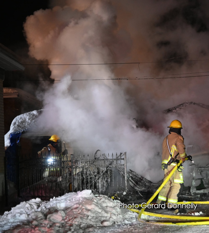Incendie à Québec dans le secteur de Duberger 