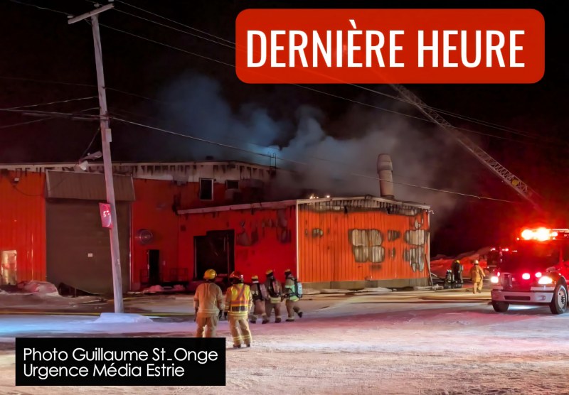 DERNIÈRE HEURE – Incendie dans une usine de Bonneville
